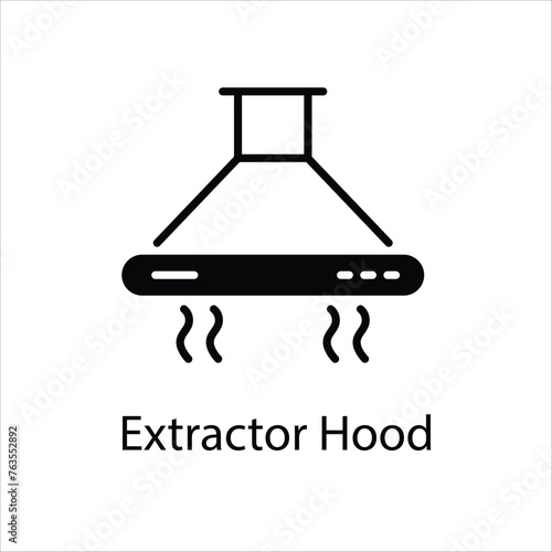 Extractor Hood vector icon