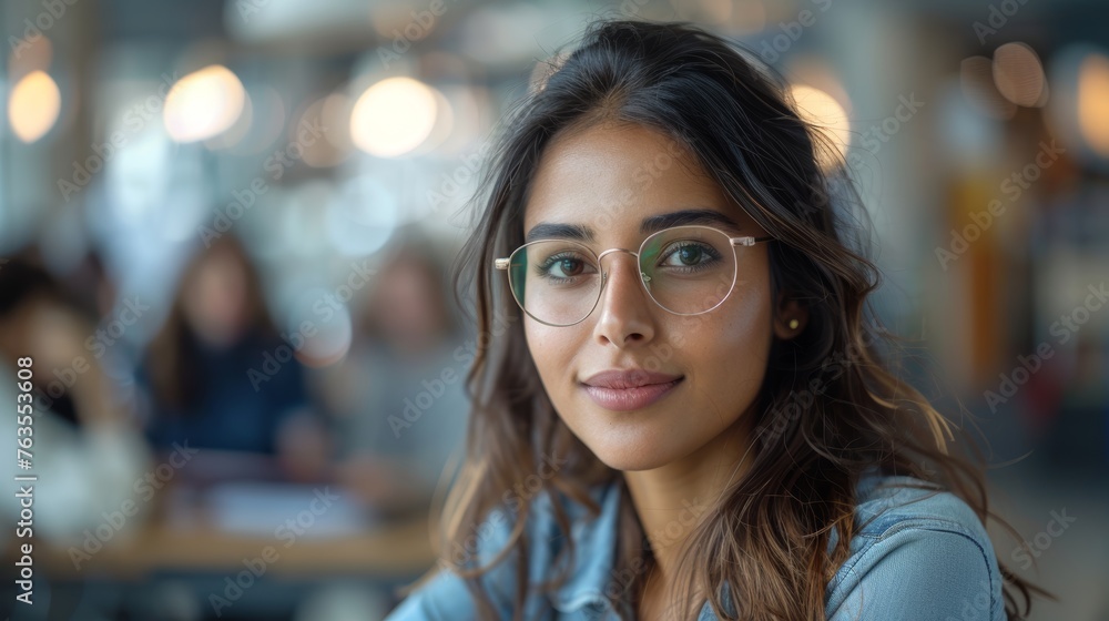 Young Indian Team Leader Conducting Productive Diverse Negotiations Meeting Generative AI Young Indian Team Leader Conducting Productive Diverse Negotiations Meeting Generative AI