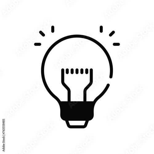 Lightbulb icon design vector illustration