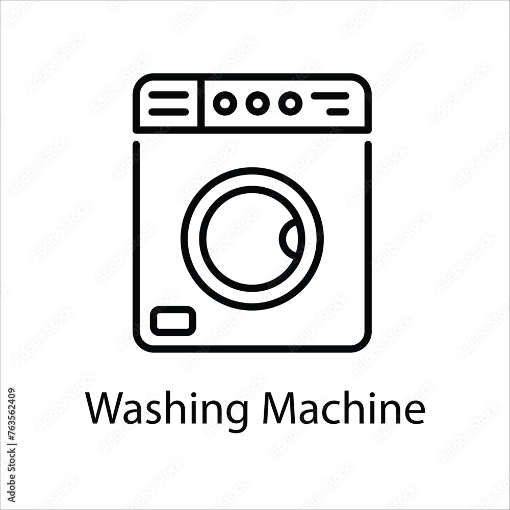 Washing Machine vector icon