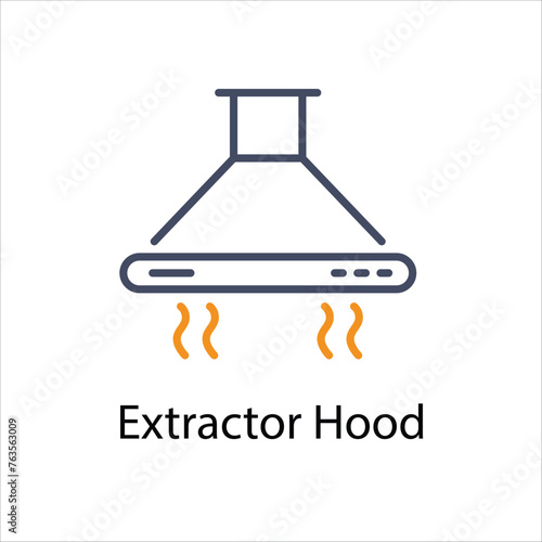 Extractor Hood vector icon