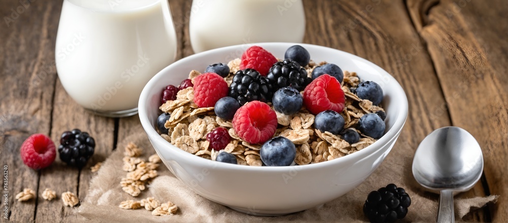 Cereal Muesli Granola Berries Breakfast Cereal Muesli Granola Berries Breakfast