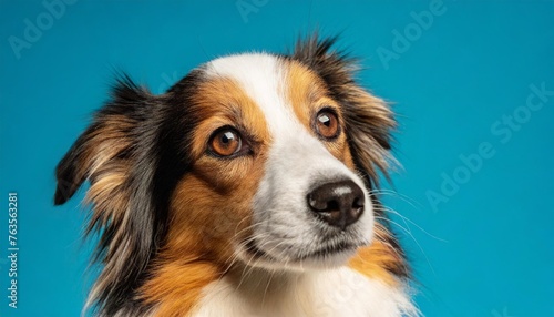 studio shot of a cute dog on an isolated background © Mac