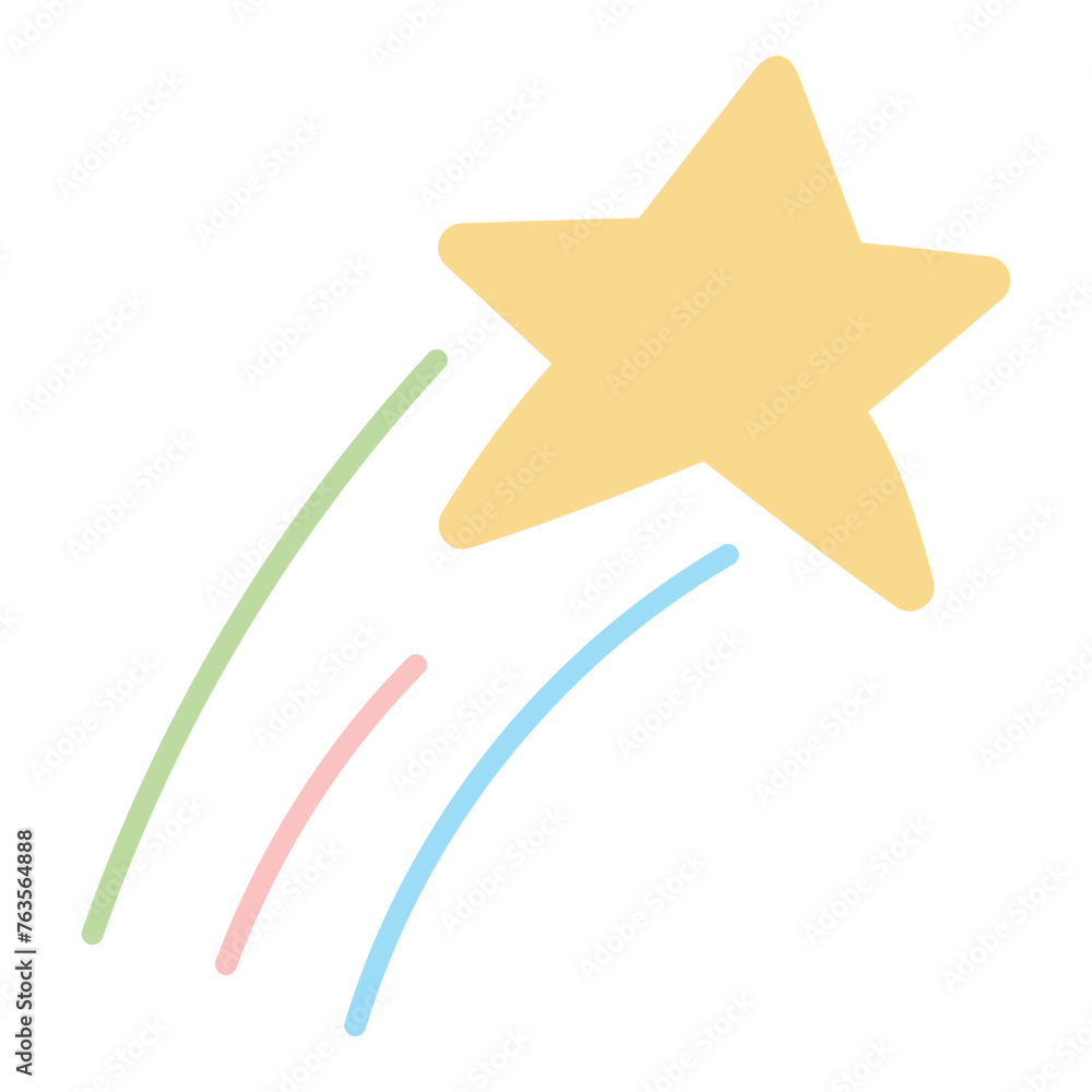 Obraz premium Stars Doodle Handdrawn