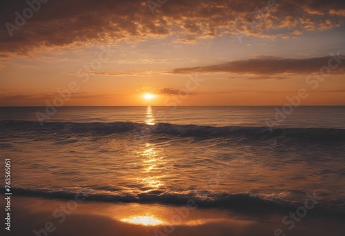 A Sunset over the sea