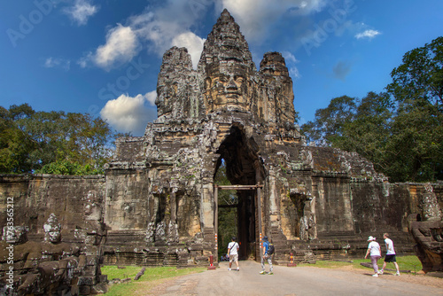 Grand Temples Angkorvat at World Heritage site in Cambodia 