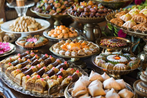 Exquisite Eastern Sweets Display