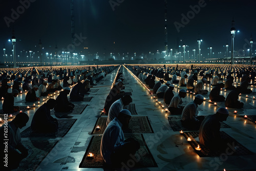 Devout Nighttime Prayer Gathering