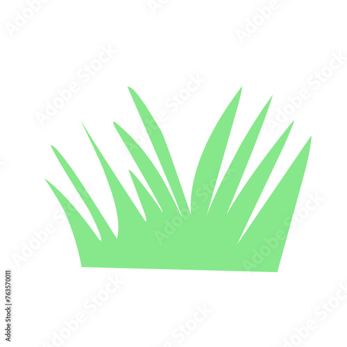 Vector green grass illustration,Natural,Organic, bio, eco labels and shapes on white background.