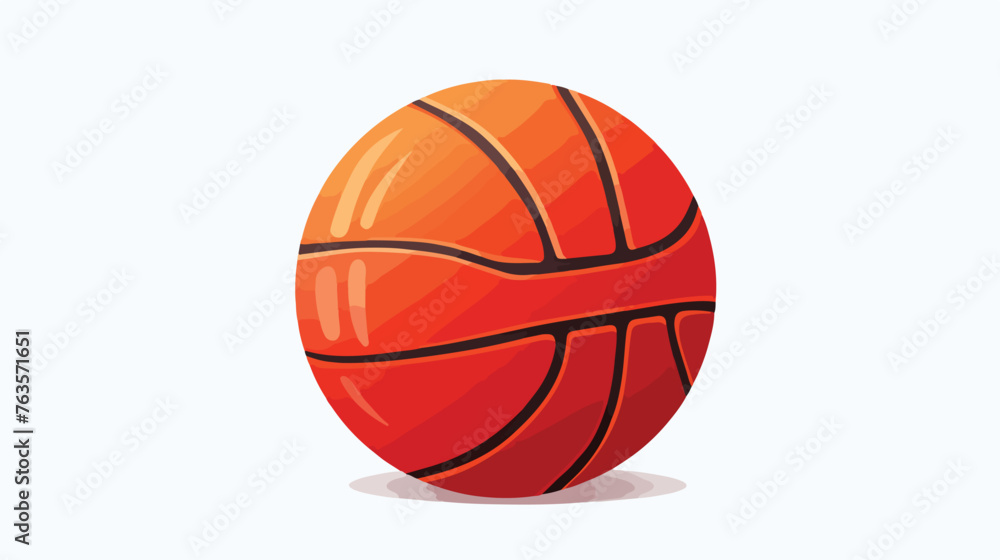 Basketball ball illustration. Sport club item
