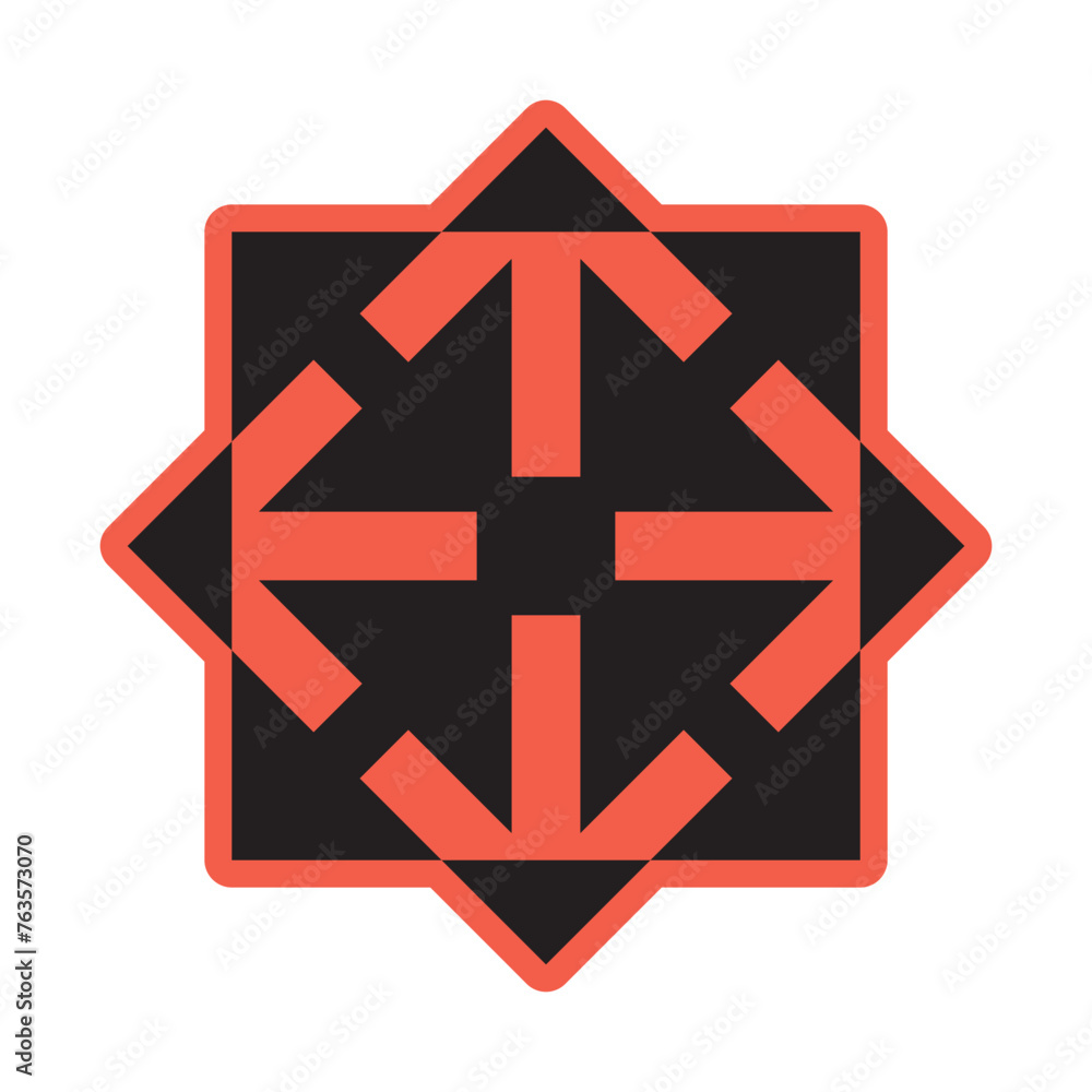 Flat Brutalist Sticker Flat Brutalist Sticker