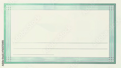 Blank Bank Check Template