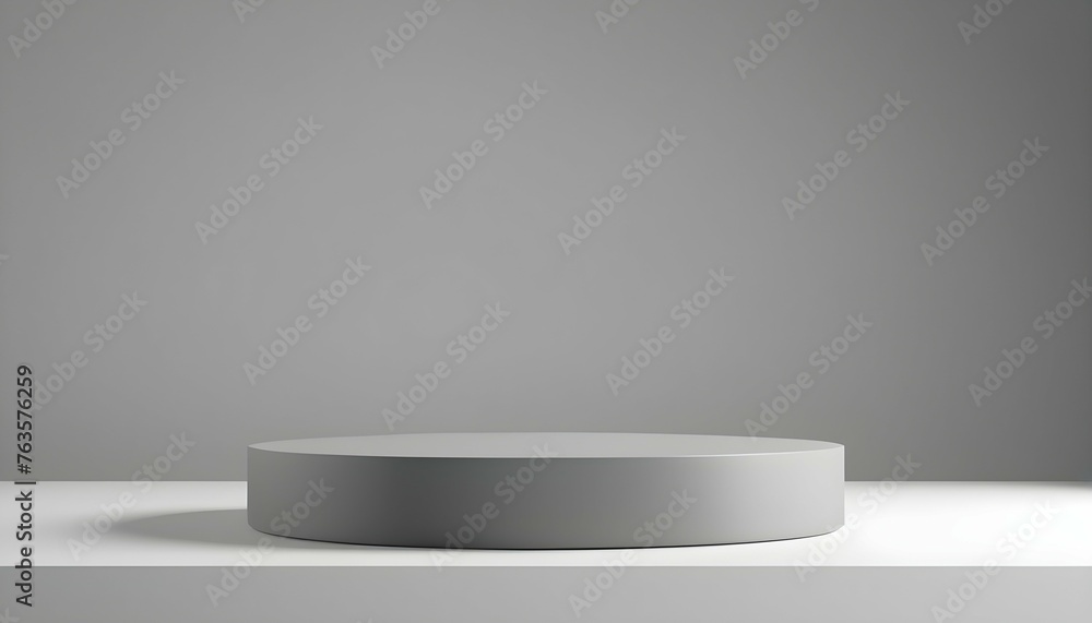 3D podium gray. Background for cosmetics. Background for the product. Background for banner. Background for advertising 3D podium gray. Background for cosmetics. Background for the product. Background for banner. Background for advertising