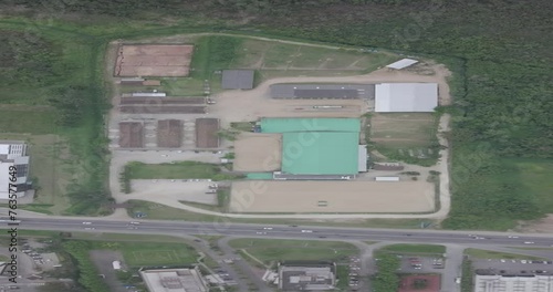Hípica SC 401 Hipismo Cavalos Drone Esporte Equitação Estrutura Galopes Aulas Treinamento Competições Eventos Sociais Recreação Natureza Infraestrutura Equinos Pistas Cavalgadas Ambiente Rural