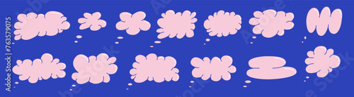 Inflated speech bubbles