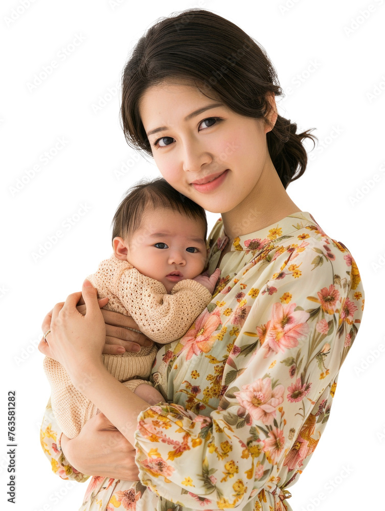 latin mother holding her newborn baby transparent background latin mother holding her newborn baby transparent background