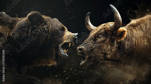 Fierce standoff between bear and bull