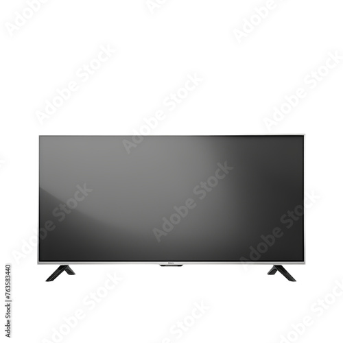 tv screen isolated on white