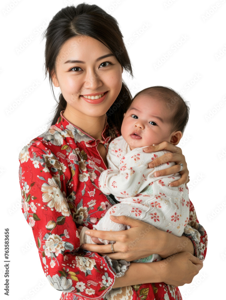 latin mother holding her newborn baby transparent background latin mother holding her newborn baby transparent background
