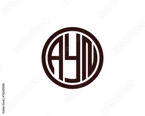 AYN Logo design vector template