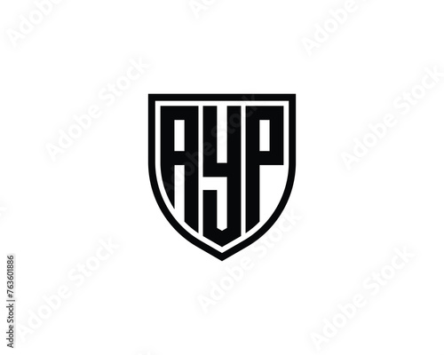 AYP logo design vector template photo