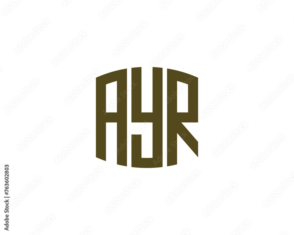 Obraz premium AYR Logo design vector template