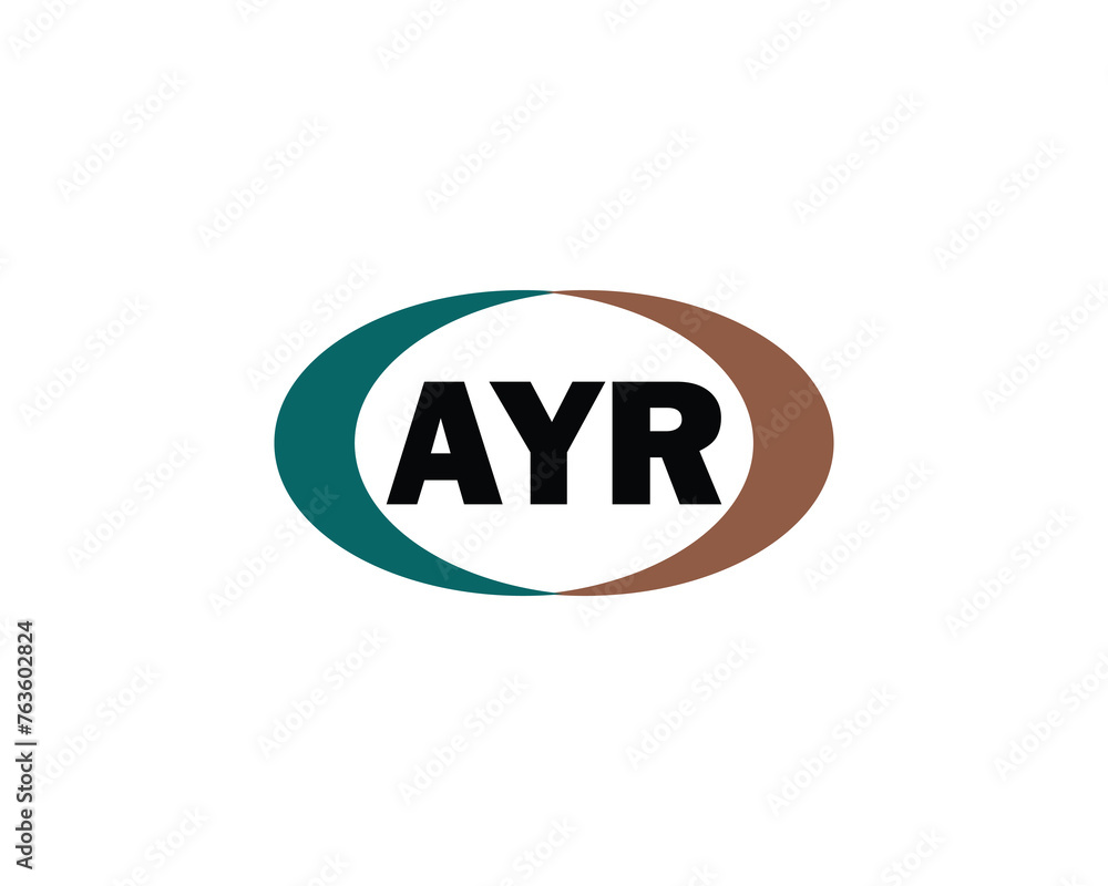 AYR Logo design vector template AYR Logo design vector template