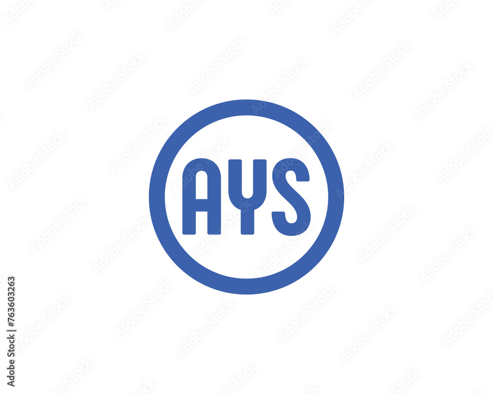 AYS logo design vector template AYS logo design vector template