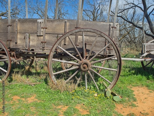 Old Wagon at Ft. Phantom in Jones County TX not far from Abilfene, TX