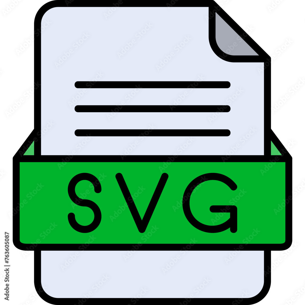 SVG File Format Vector Icon Design SVG File Format Vector Icon Design
