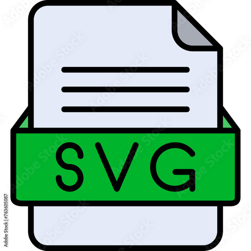 SVG File Format Vector Icon Design