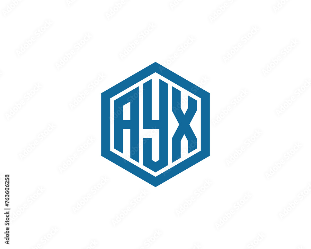 AYX Logo design vector template AYX Logo design vector template
