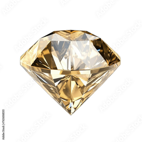 gold diamond PNG Transparent white background