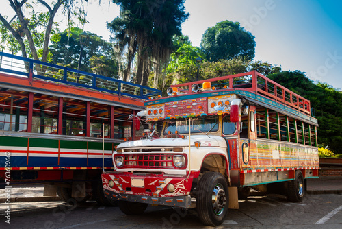 Wallpaper Mural Colorful traditional rural bus from Colombia called chiva Torontodigital.ca