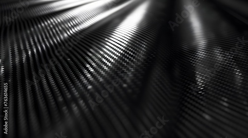 carbon kevlar fiber texture pattern background  complex industrial carbon fiber abstract wavy sheet detail in full frame view