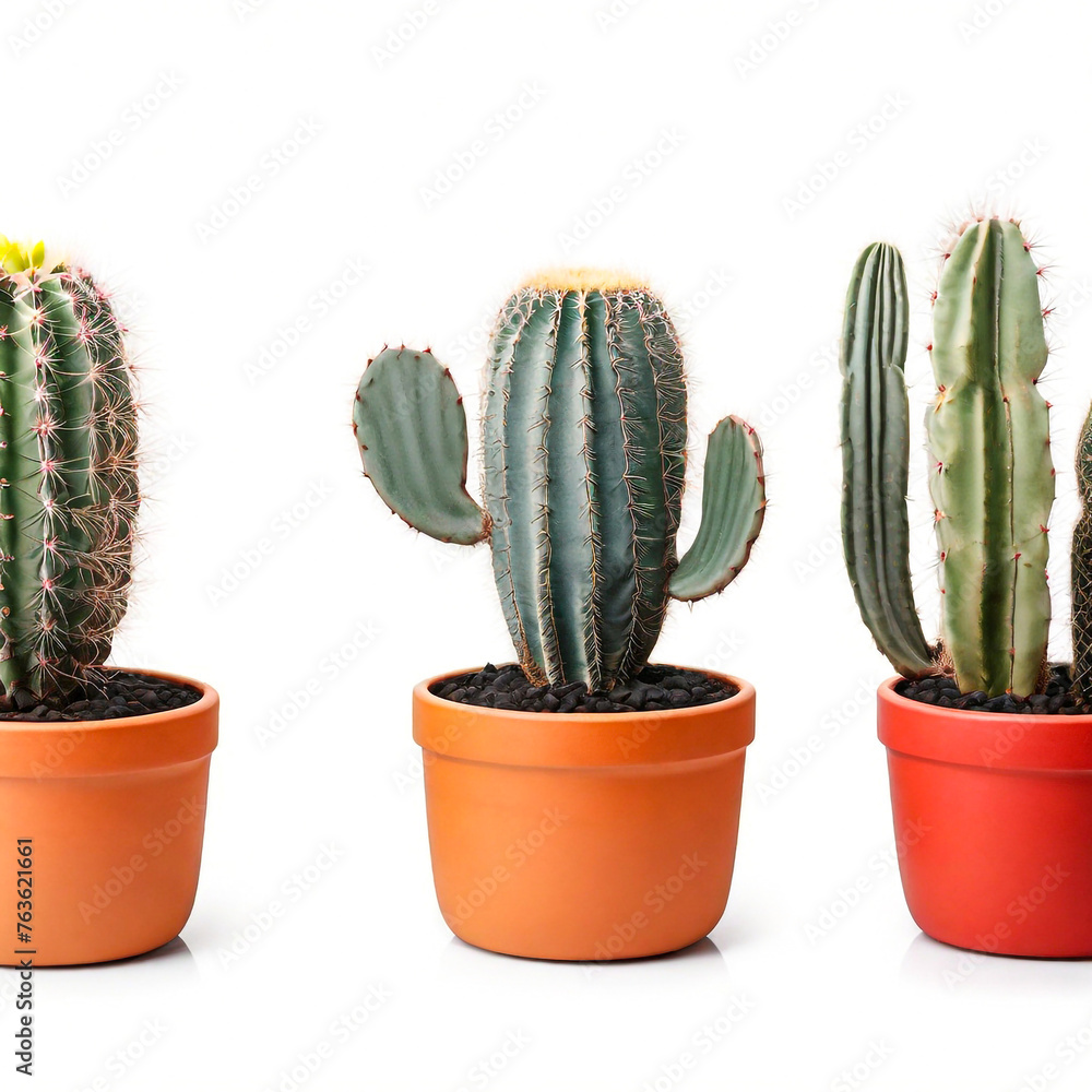 cactus isolated on a white background cactus isolated on a white background