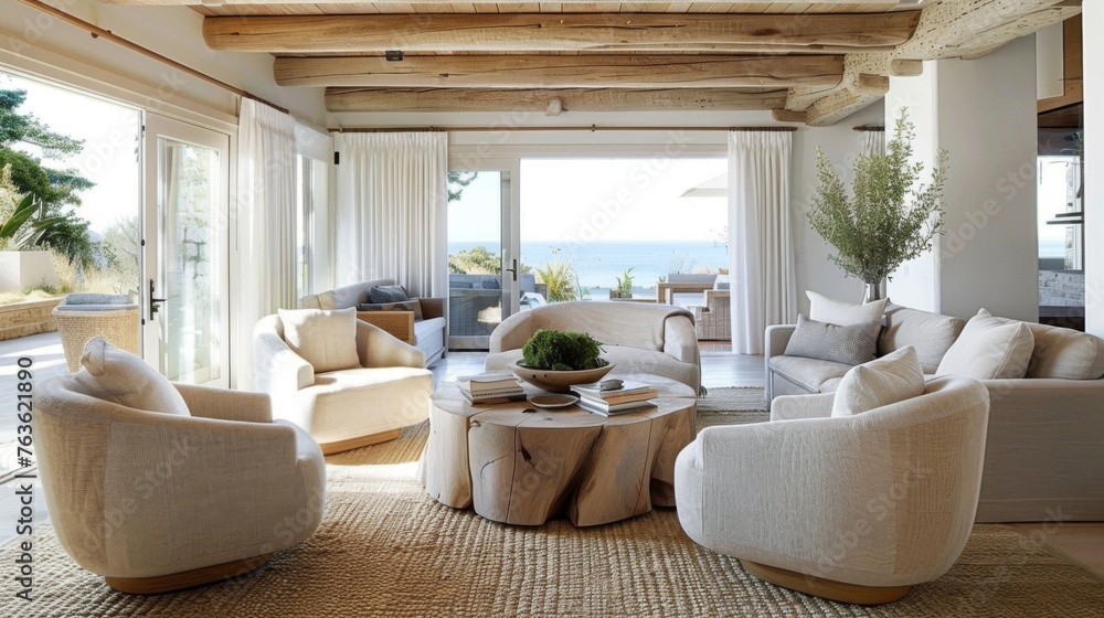 Fototapeta premium Modern bright interior