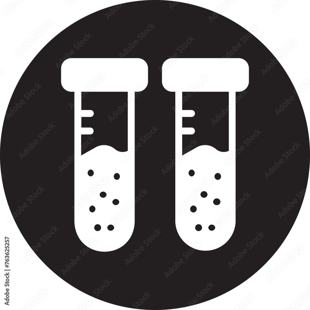 test tube glyph icon test tube glyph icon