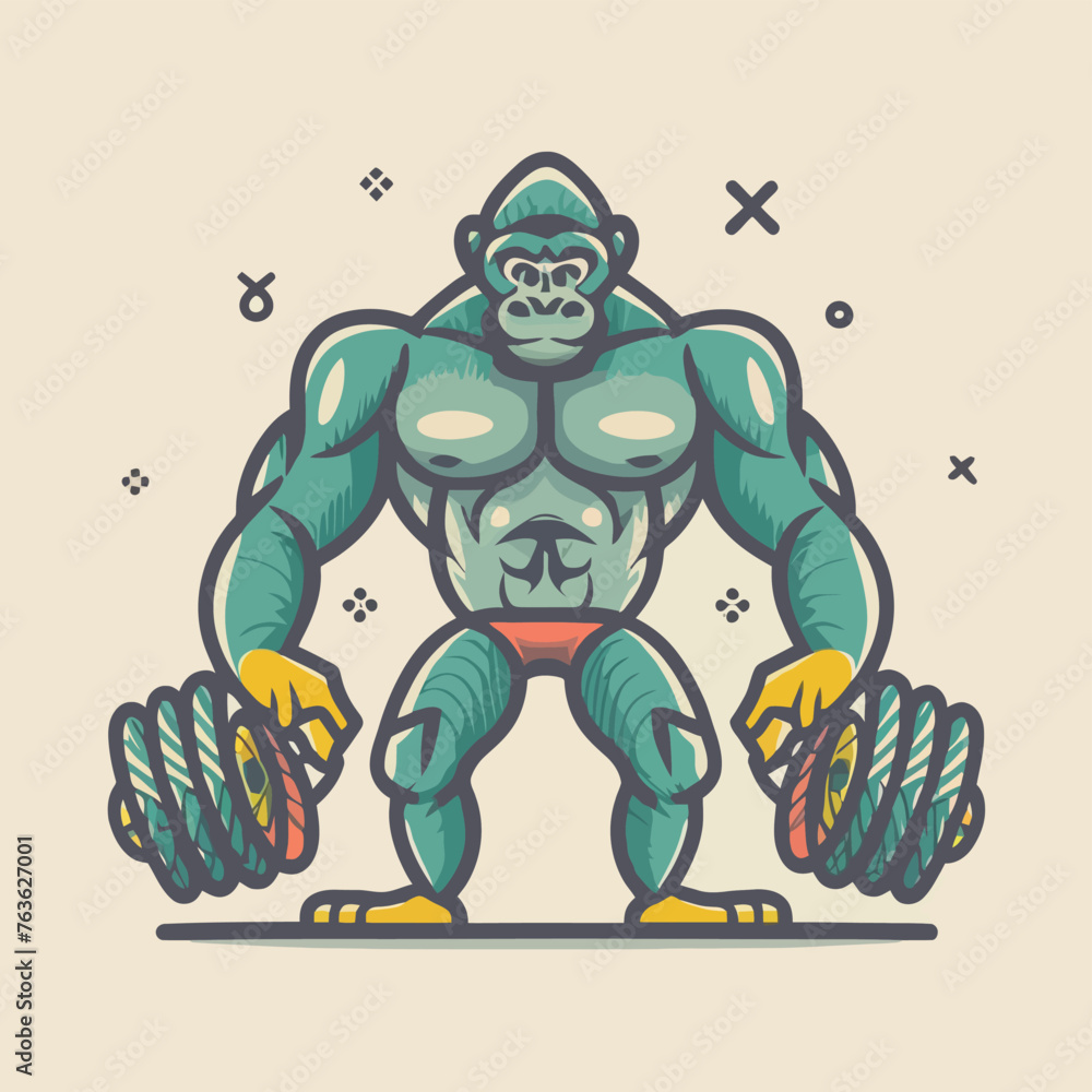 red white black modern style minimalist lines of a strong muscle pose strong body builder anatomy man at gym with bundle Doing exercises in all body positions using different gym equipment red white black modern style minimalist lines of a strong muscle pose strong body builder anatomy man at gym with bundle Doing exercises in all body positions using different gym equipment