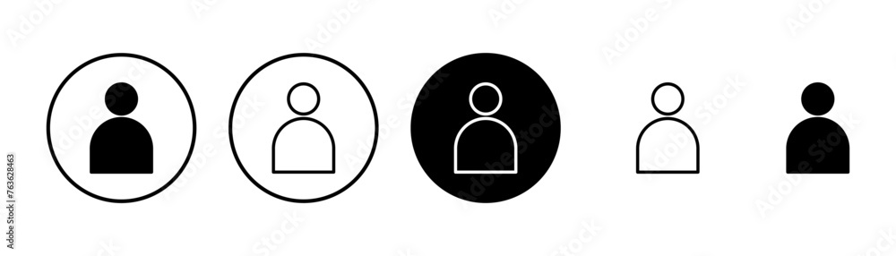 User Icon vector isolated on white background. person sign. people icon. User Icon vector isolated on white background. person sign. people icon.