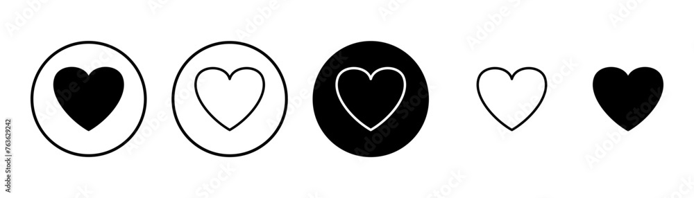 Heart icon vector isolated on white background. Heart vector icon. Like icon vector. Love Heart icon vector isolated on white background. Heart vector icon. Like icon vector. Love