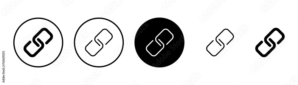 External link symbol icon vector. Link icon isolated on white background. Link vector icon. Hyperlink chain symbol External link symbol icon vector. Link icon isolated on white background. Link vector icon. Hyperlink chain symbol