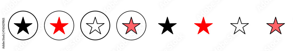 Star Icon vector illustration. rating sign and symbol. favourite star icon Star Icon vector illustration. rating sign and symbol. favourite star icon