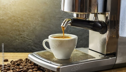 Brewing Perfection: Coffee Being Poured into Coffee Machine, Illustrating the Brewing Process