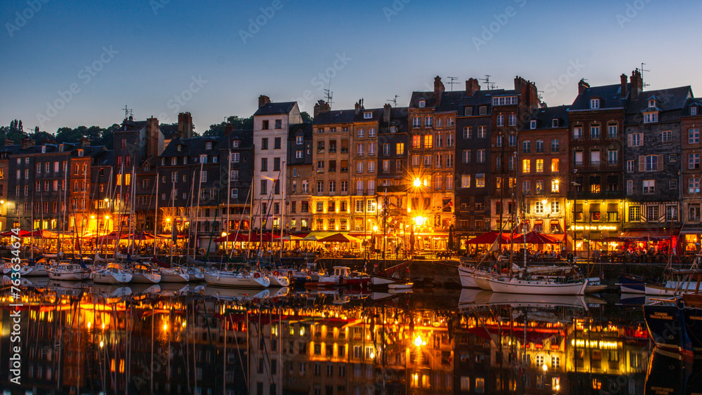 Honfleur is a famous village in Normandy, France