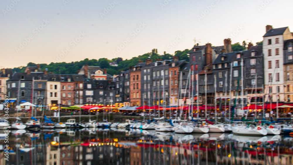 Honfleur is a famous village in Normandy, France