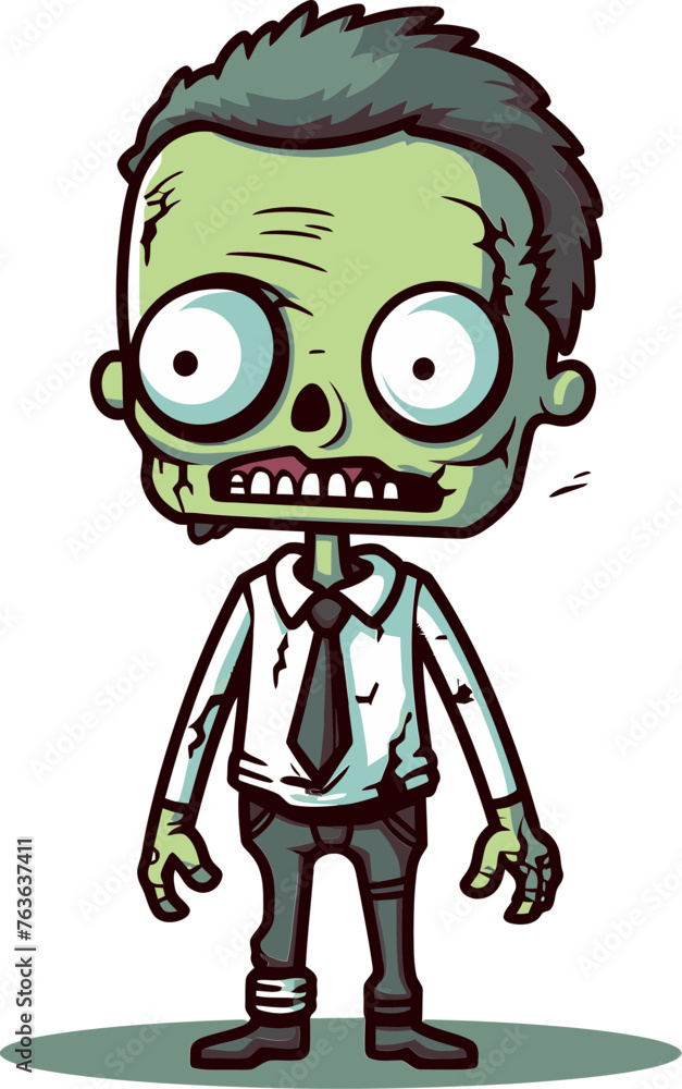 Eldritch Vector Artwork Depicting a Zombie with Tattered Cargo Pants That Is Twisted and Deformed by Eldritch Energies Beyond Comprehension