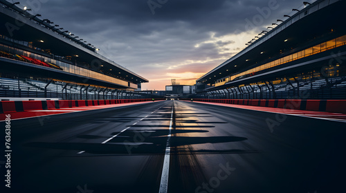 Racing tracks background