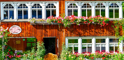 Bauernhaus in Vorarlberg (Österreich)