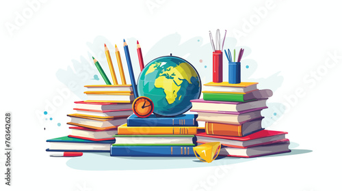 Education. Vector illustration for graphic and web